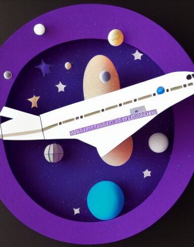 Joyful layered paper art