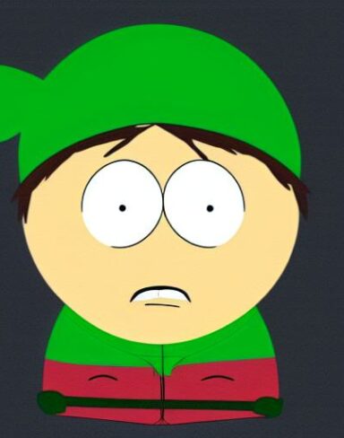 South park cartoon character from an animated story