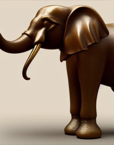 Bronze elephant