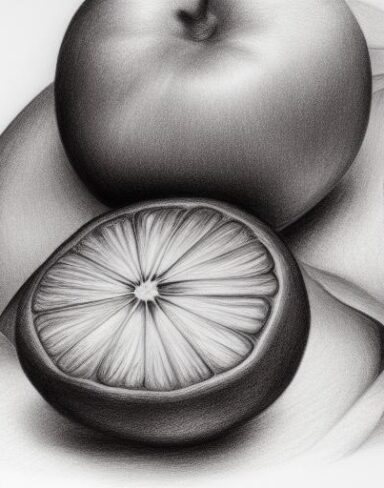 Drawing of fruits