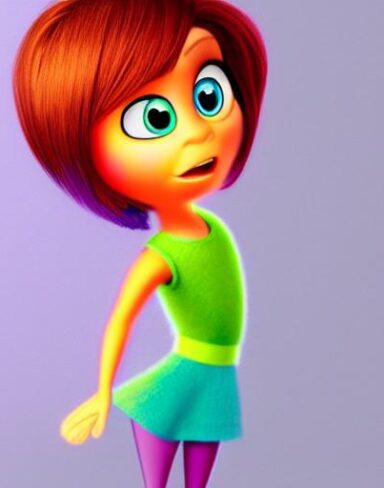 Inside out Disney characters from cartoon movie