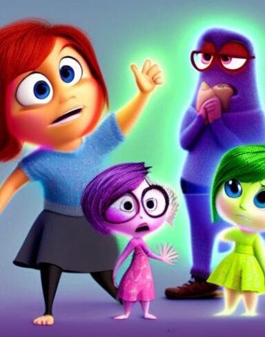 Inside out characters from a movie