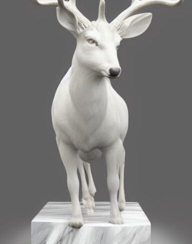 Statue of deer