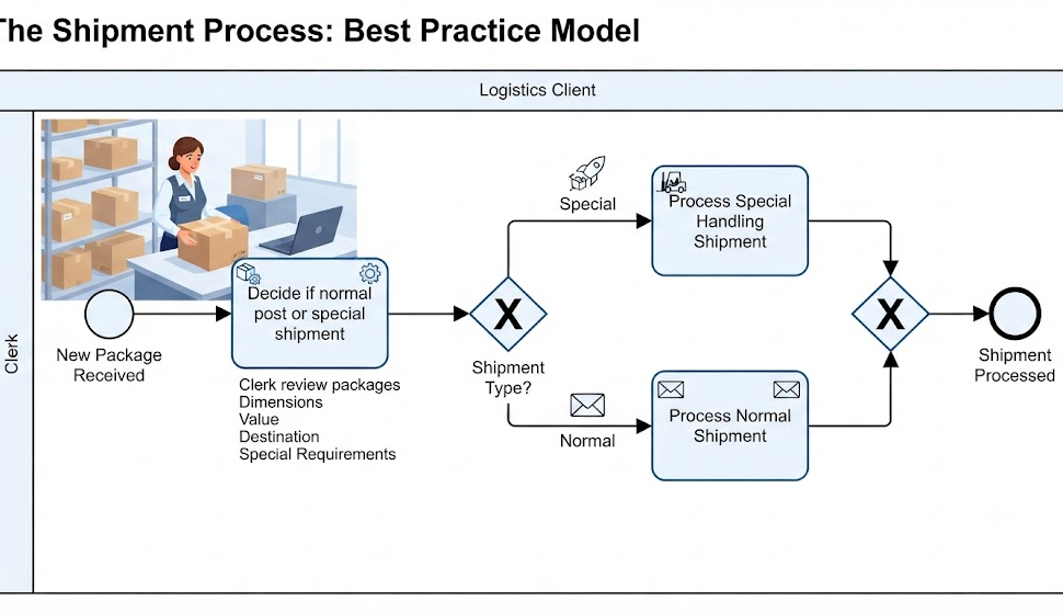 Di Luar Berlian: Panduan Praktisi untuk Memahami Gateway vs. Keputusan dalam BPMN 2.0