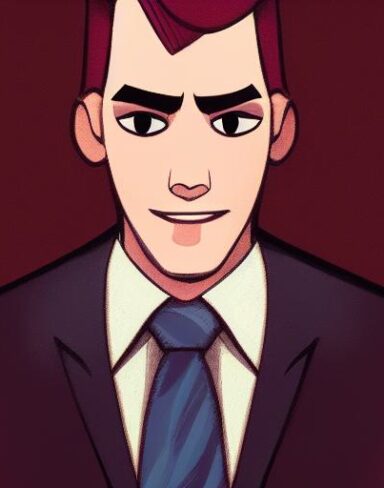 A close up of a person wearing a tie