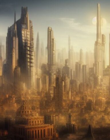 A group of tall buildings sitting in the middle of a city