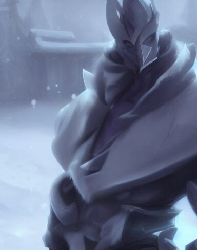 A man close up that is standing in the snow