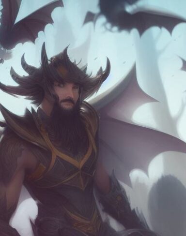 A man sitting in front of a bunch of bats