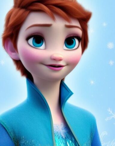 A person with short hair