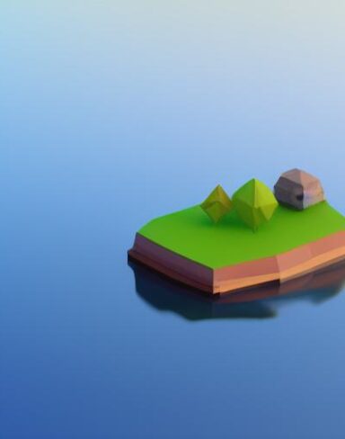 A small boat floating on top of a lake