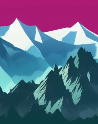 A snow on the mountain range with some trees