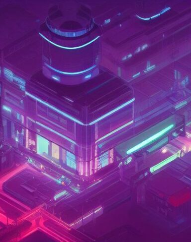 Cyberpunk speed art