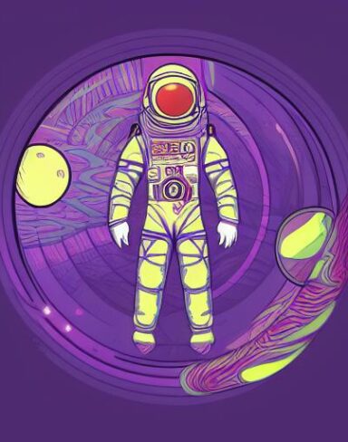 Dark psychedelic art