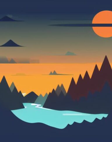 Flat vector art