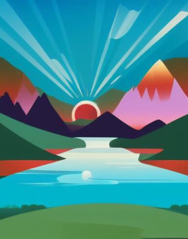 Flat vector art