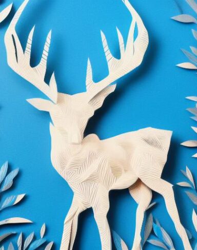 Layered paper art