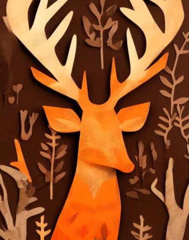Layered paper art