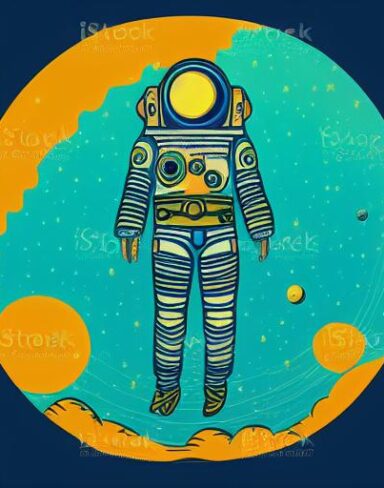 Melancholic psychedelic art