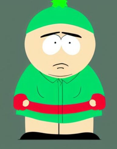 South park cartoon character from america