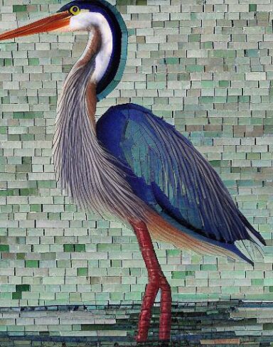 A bird that is standing in the water