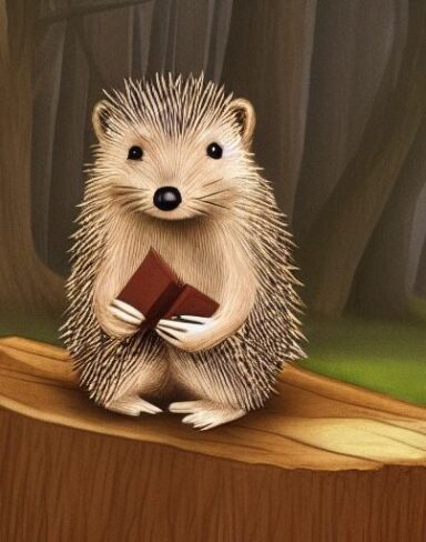 Hedge on a stump in woodland