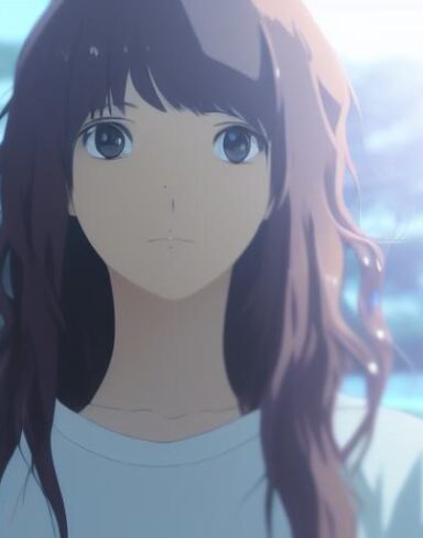 A close up of a anime person with beautiful face and long hair