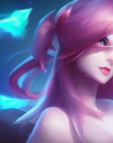 A girl with a beautiful face sitting on top of a rock