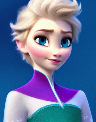 A man with short hair