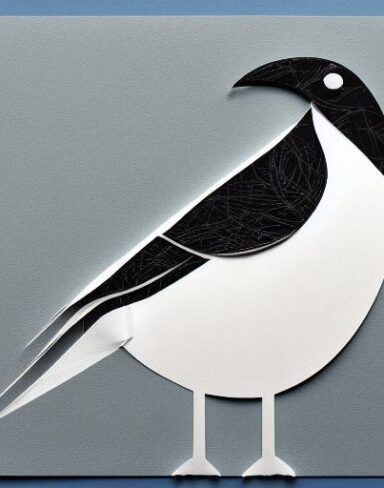 A paper cut of bird