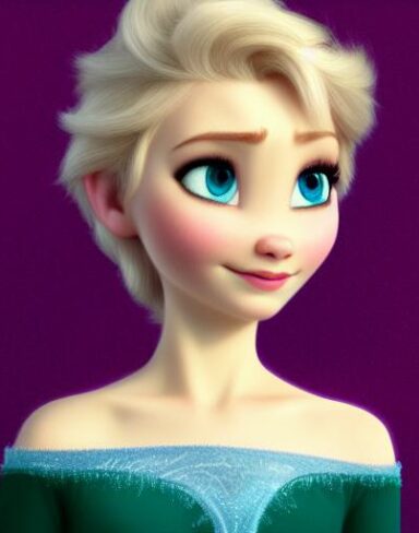 A person with short hair