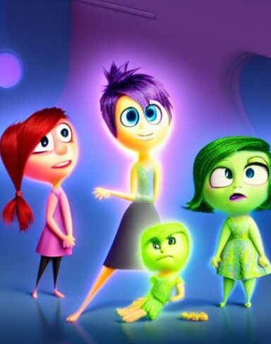 Inside out characters concept art by Pixar