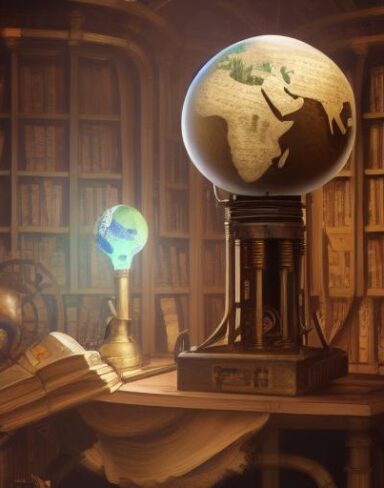 Joyful steampunk art