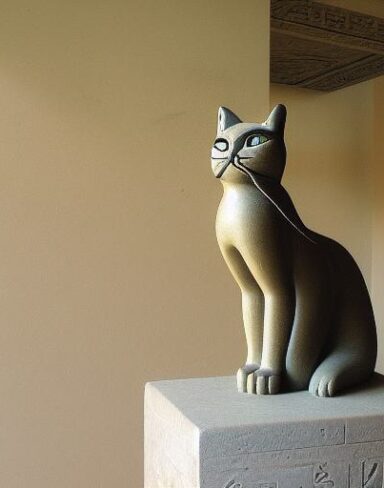 Statue of the cat