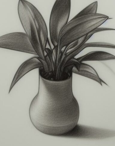 A plant in a vase