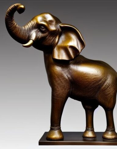 Bronze elephant