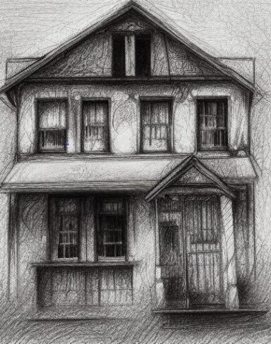 Drawing of a house