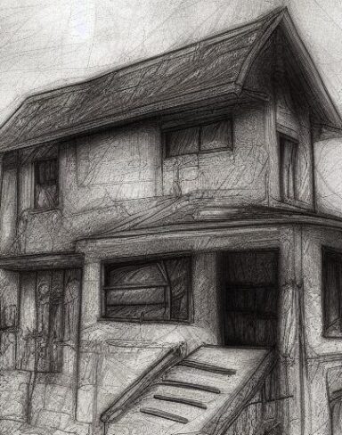 Drawing of a house