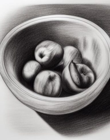 Fruit bowl on a table