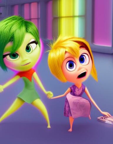Inside out Disney characters from a movie