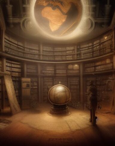 Melancholic steampunk art