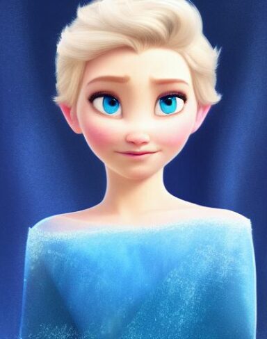 A boy with short hair