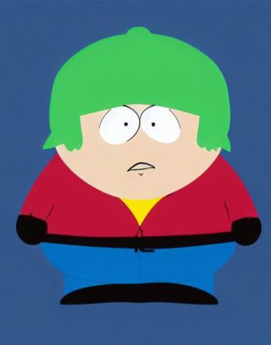 A cartoon character of south park animation