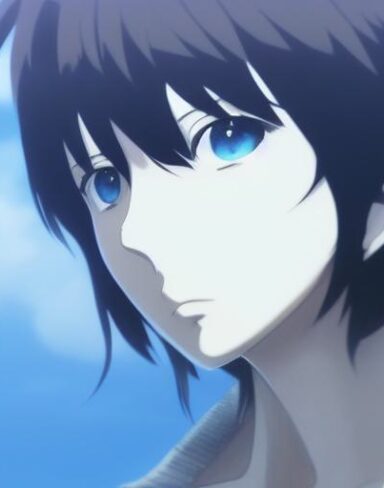 A close-up of a persona with a beautiful face