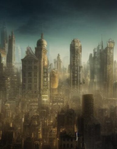 A group of tall buildings sitting in the middle of a city