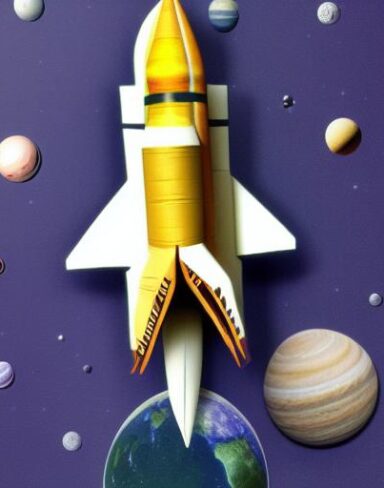 Fantasy layered paper art