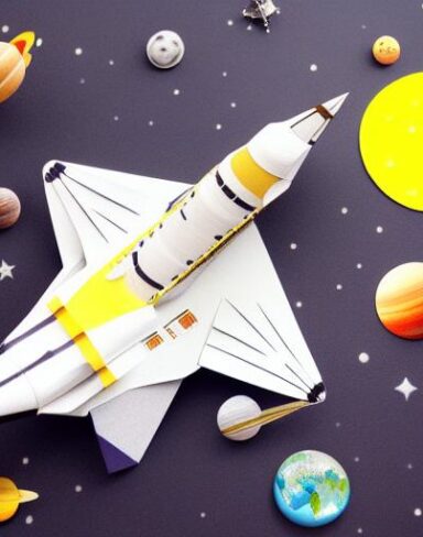 Fantasy layered paper art