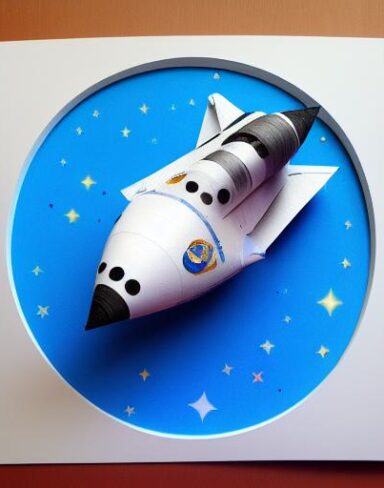 Fantasy layered paper art