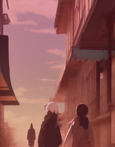 Finely detailed features a couple of people