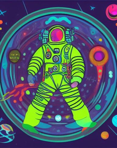 Joyful psychedelic art