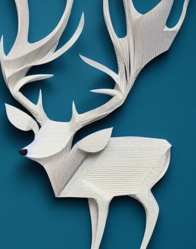 Layered paper art
